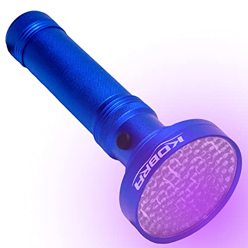 Kobra UV Black Light Flashlight 395nm (Blue / 100 LED)