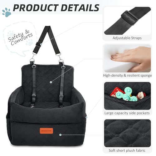 Small Dog Car Seat (Black)