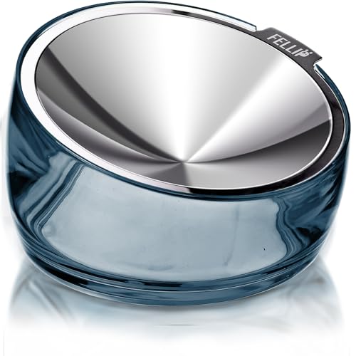 Pet Oblik Whisker Fatigue Cat Food Bowl Raised Stainless Steel Shallow Dish (Shadow / 0.5 Cups Shallow Dish)