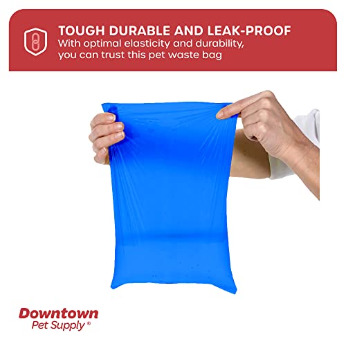 Poop Bags for Dogs with Dispenser (180 Count (Pack of 1) / Blue)