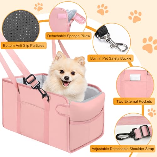 Portable Dog Car Seat for Small Dogs