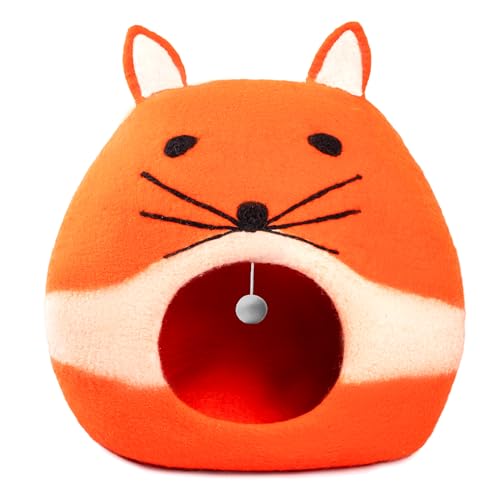 Luxurious Merino Wool Cat Cave (Fox)