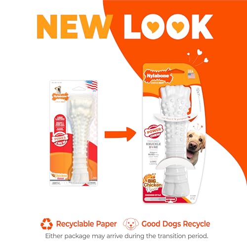 Power Chew Textured Knuckle Bone Dog Toy (X-Large)