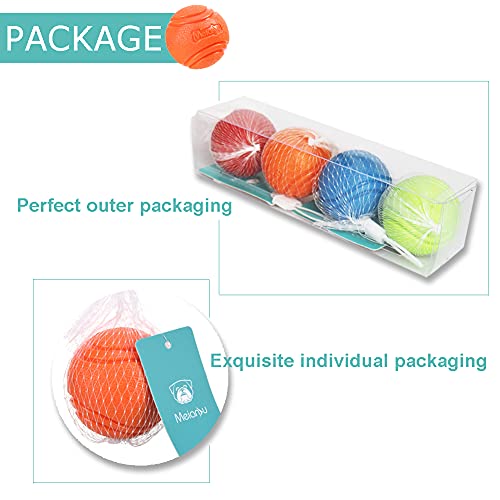 4 Pcs Rubber Balls (Four colors / 6cm (ball only))