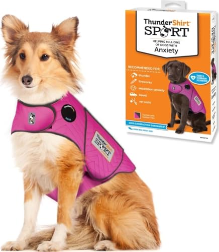 for Dogs Calming Anxiety Vest (Large / Fuchsia)