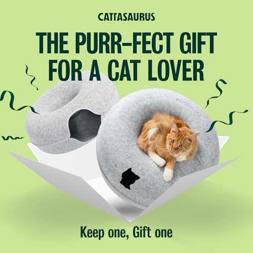 Peekaboo Cat Cave Duo Jumbo Set (Light Gray + Light Gray / Jumbo)