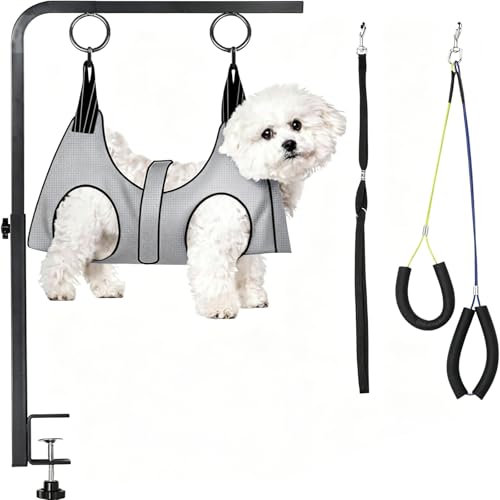 Adjustable Dog Grooming Arm with Clamp (Medium)