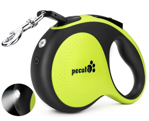 Retractable Dog Leash for Large Dog with Light Rechargeable (Large-16ft)