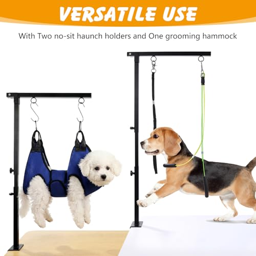 Dog Grooming Arm with Hammock (Single pillar)