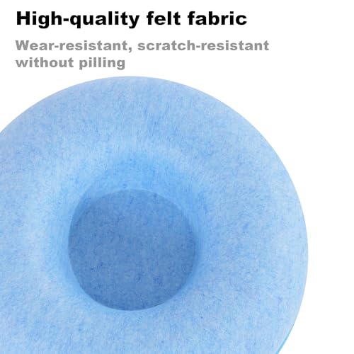 Large Cat Tunnel Bed for Indoor Cats with 3 Toys (L(24x24x11) / Blue)