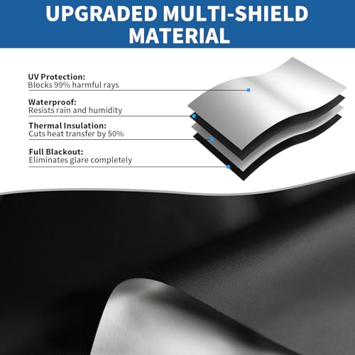 100% Blackout Window Cover (57"W x 158"H)