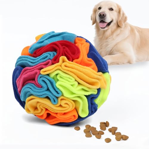 Snuffle Ball Snuffle Ball for Dogs Large Breed (Rainbow Ball / Large)