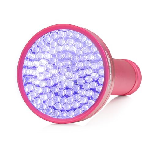 Kobra UV Black Light Flashlight 395nm (Pink / 100 LED)