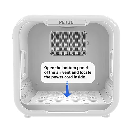 Automatic Pet Dryer Box for Cats and Small Dogs (white-Standard)