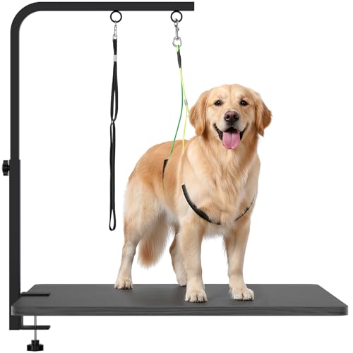Adjustable Pet Grooming Arm with Clamp for Small & Medium Large Dogs (Style 1 / Medium)