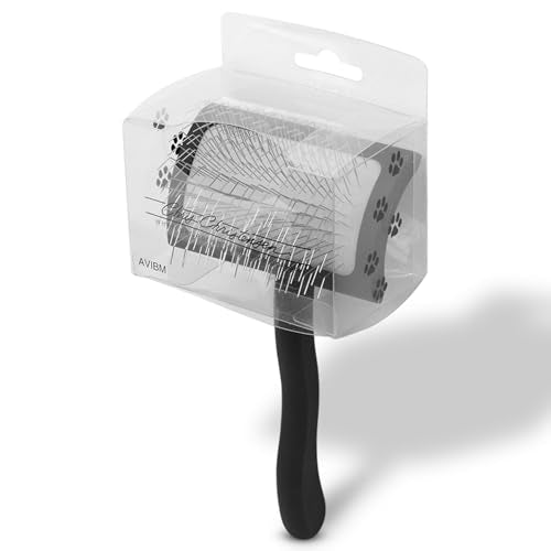 Big K Dog Slicker Brush for Dogs (Medium / Black)