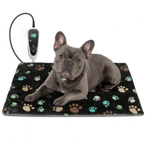 Puppy Heating Pad 28x18 in UL (Black / 28 x 18 in)