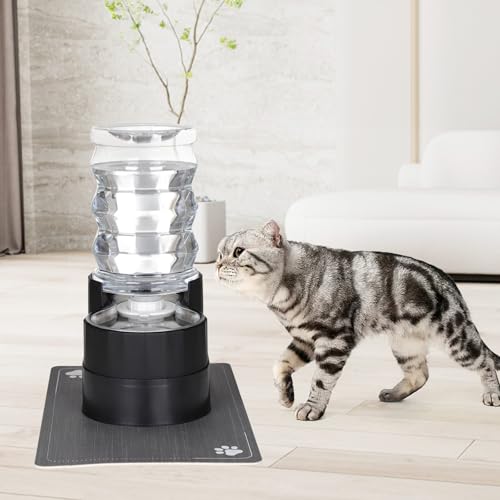 7L Elevated Dog Water Dispenser (7L / Black)