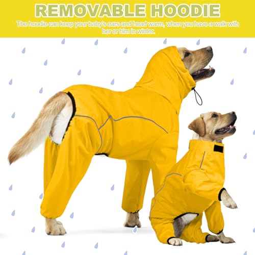 ADINIKIA Dog Raincoat (S / LightYellow)