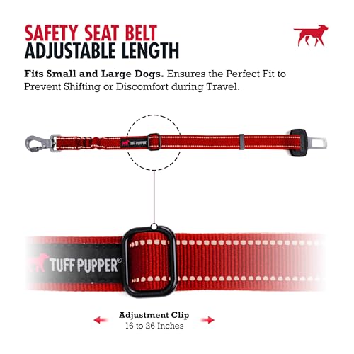 Dog Seat Belt (Red)