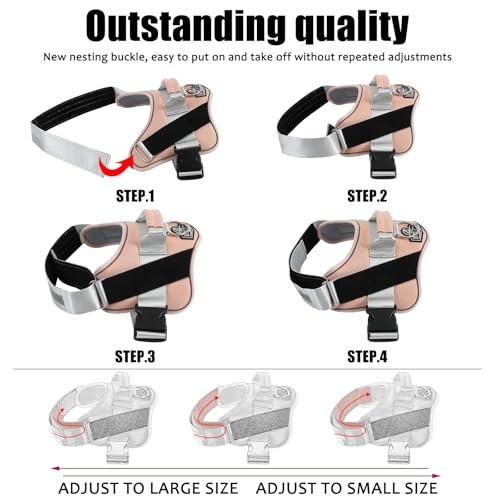 Dog Harness No (XX-Large (Pack of 1) / RosePink)