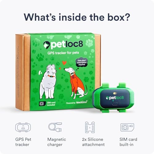 GPS Pet Tracker for Dogs (Dog Tracker - 4 Months Included)
