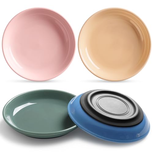 Colorful Cat Food Bowl (Colorful-4 Pack)