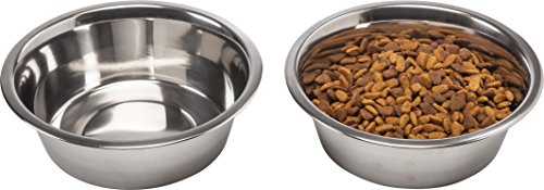Elevated Dog Bowls 15" H (Large - 15"H w/ 2 Bowls / Smoke)