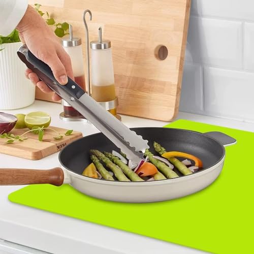Extra Large Silicone Table Mat (02-green / 23.6"L x 15.7"W)