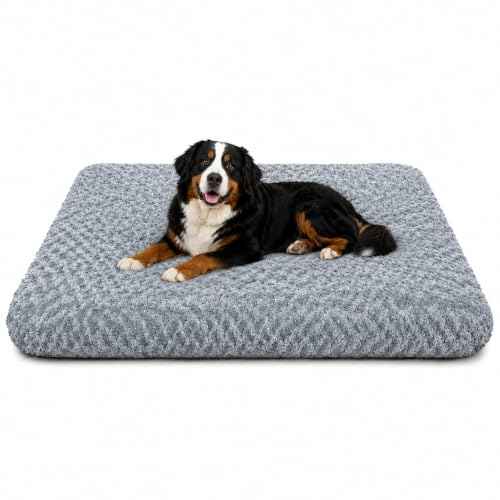 Extra Large Dog Bed (Dark Grey / 53"L x 35"W x 4"Th)