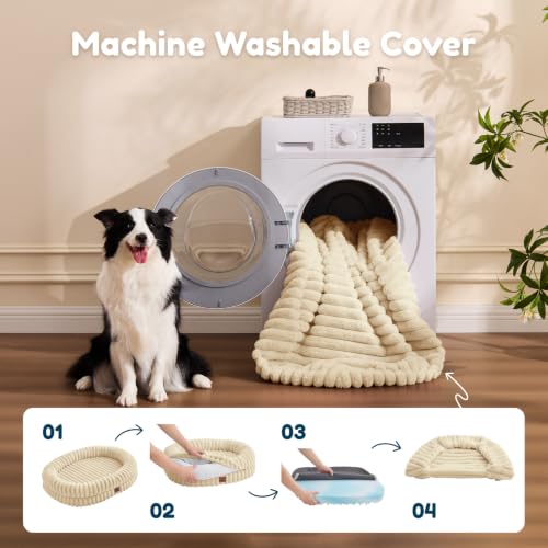 Orthopedic Dog Bed (Sandy Beige / XL(41*30*7))