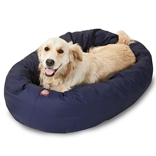 Bagel Calming Dog Bed (Blue)
