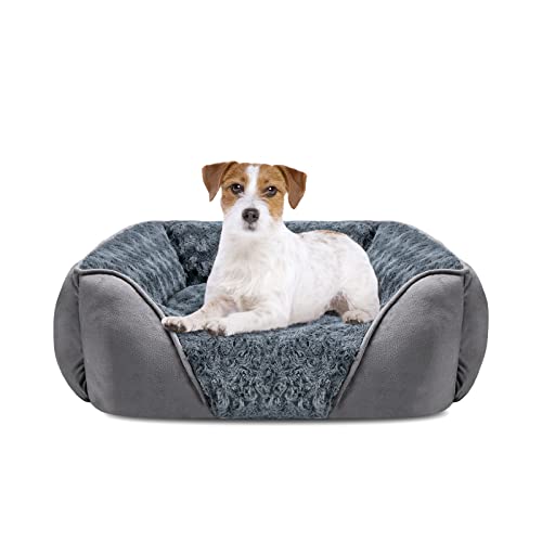 Dog Bed Medium Size Dog (M(25"x 21"x 8") / Grey)
