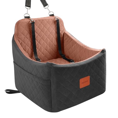 Dog Car Seat for Small (Black/Brown / Medium)