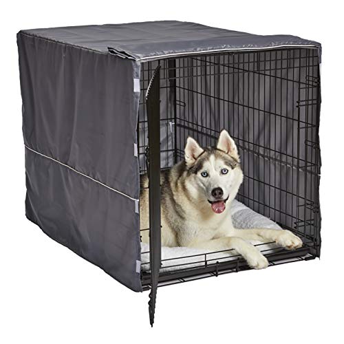 Midwest Homes for Pets Large Dog Crate Cover (Gray / 42 Inch)