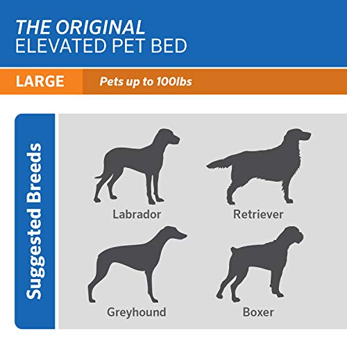 Original Pet Bed Replacement Cover (Grey / Large / Large)