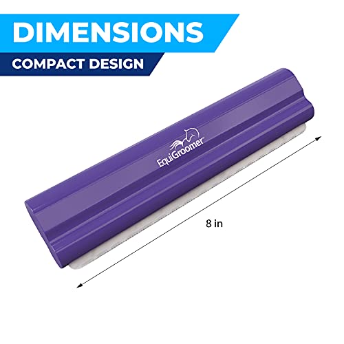 8 Inch Deshedding Brush for Dogs & Horses (Purple)