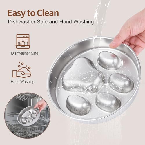 Slow Feeder Dog Bowl for Fast Eating Dogs Heavy Duty Stainless Steel 8.2" with Non (Metallic / 2 Cups)