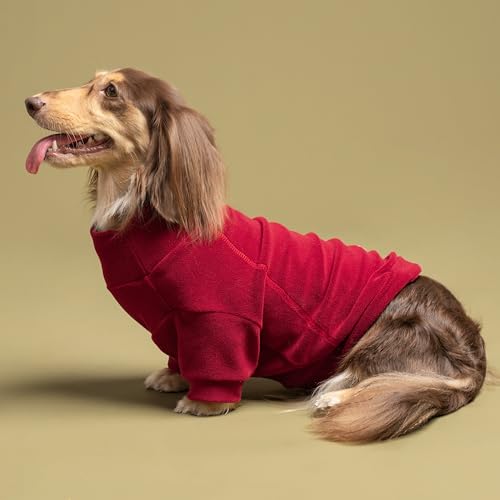 3 Pack Classic Fleece Dog Sweater (X-Large / Red Green Navy Blue)