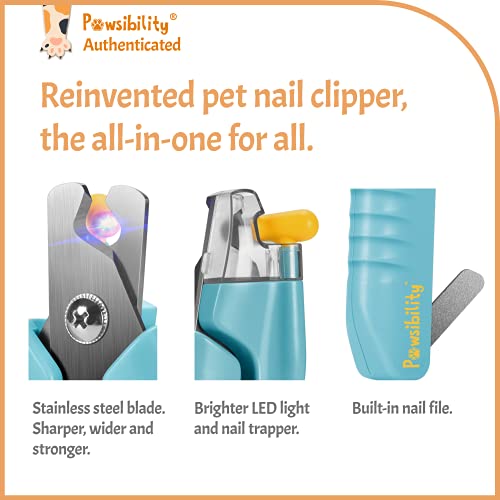 Reinvented Pet Nail Clippers for Your Pal (Small&Medium / Aqua)