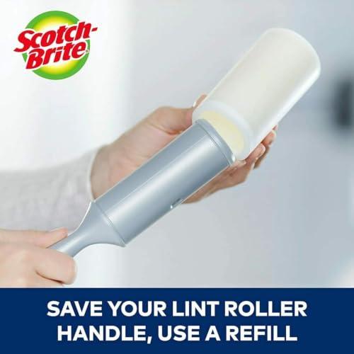 Scotch Brite 3M Lint Roller 50 % Sticker 5 Pk