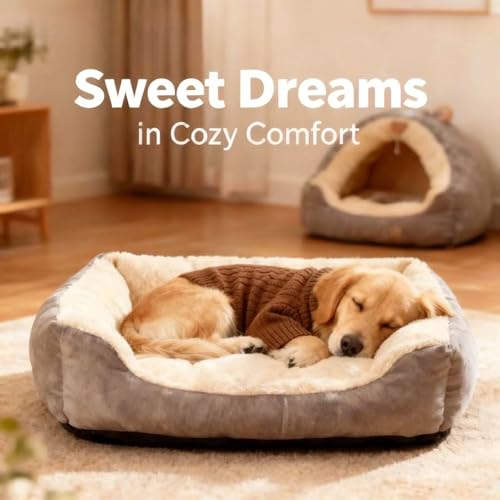 Small Medium Dog Sweater (Brown / XX-Large)