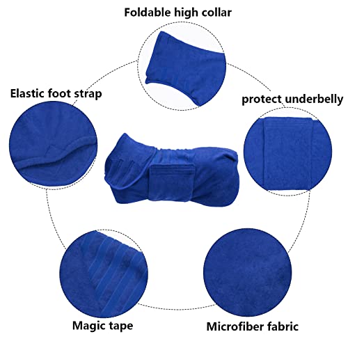 Dog Drying Coat (Medium / Blue)