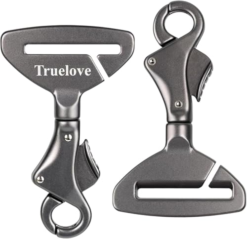 Truelove Vehicle Seat Belt Safety Buckle Lock (Gary / 2.7*4.7inch)