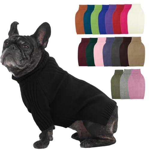 Small Dog Sweater (Black / Large)