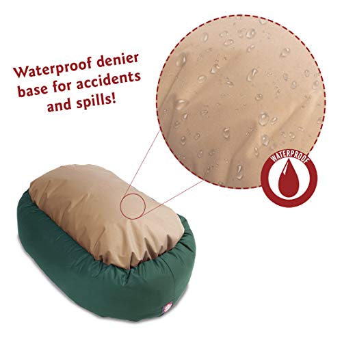 32 Inch Bagel Calming Dog Bed Washablee (Green)