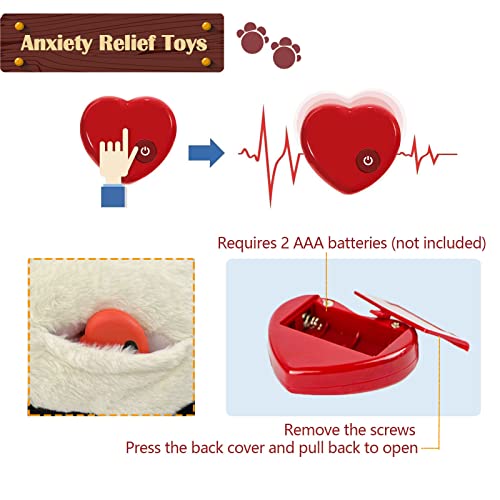 Heartbeat Puppy Toy (Black)