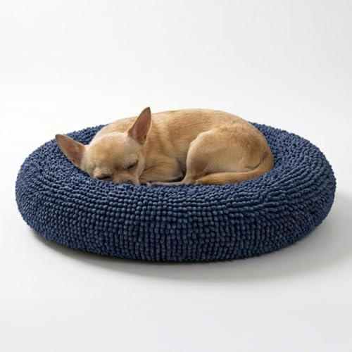 Cloud K 9 Bed for Dogs & Cats (Small (25''X25'') / Navy Blue)