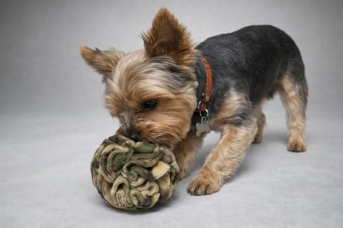 Puppy and Small Breed Snuffle Dog Puzzle Ball Toy Camouflage (Camouflage / Small)