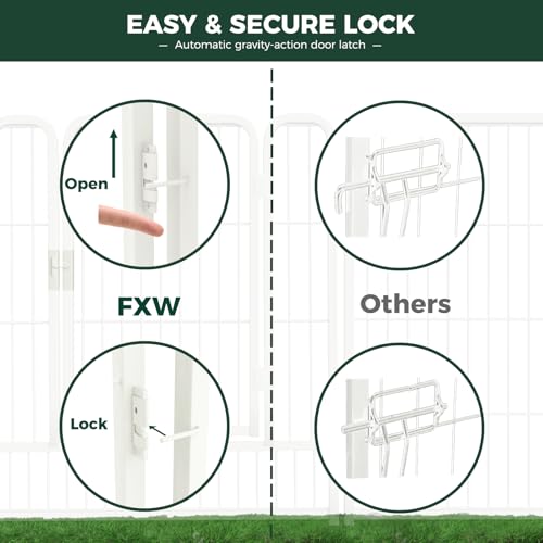 Rollick Dog Playpen (White / 32"H)